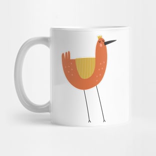 Orange Bird Mug